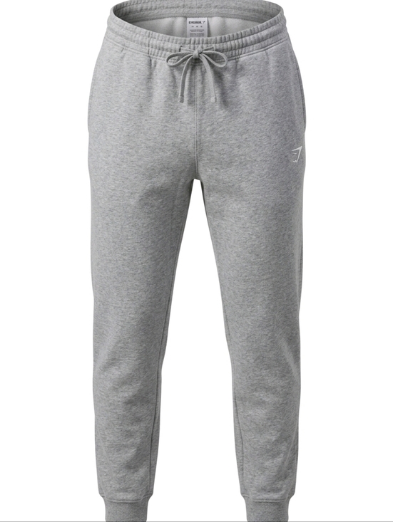 Gymshark Other - Gymshark Men’s Light Heather Gray Crest Joggers Sweatpants Slimfit Size Small